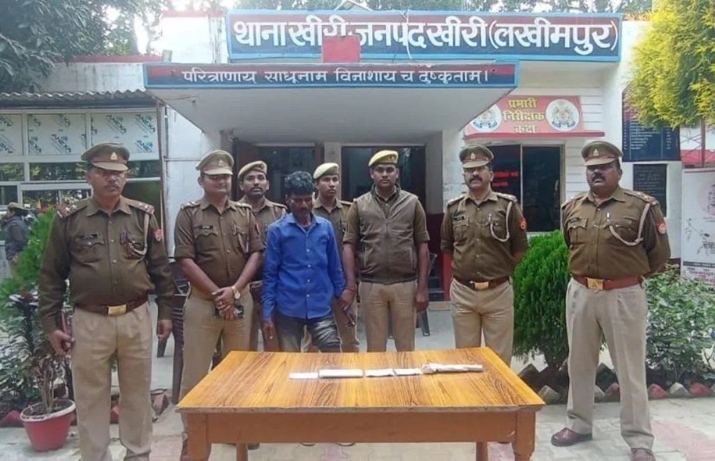 लखीमपुर-खीरी: मुठभेड़ में पुलिस की गोली लगने से एक बदमाश घायल, साथी फरार