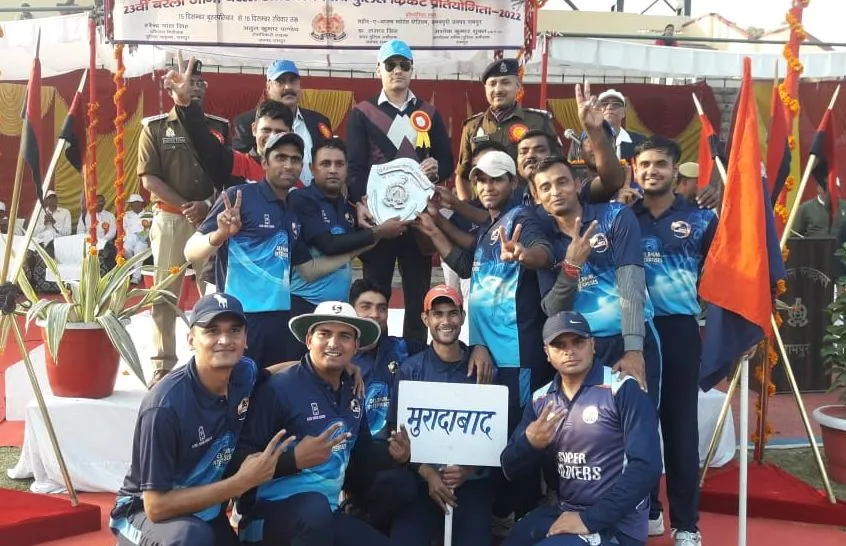 रामपुर को छह विकेट से हराकर मुरादाबाद टीम का ट्रॉफी पर कब्जा