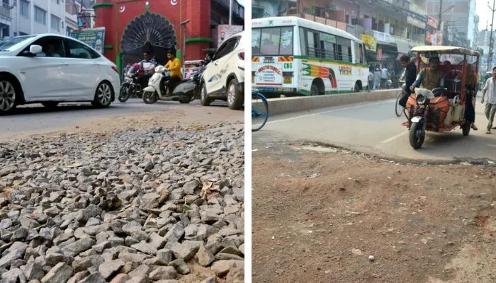 परेड में टूटी सड़क का नहीं हुआ पैचवर्क, डेडलाइन खत्म होने पर Kanpur Nagar Nigam ने जारी की रिपोर्ट