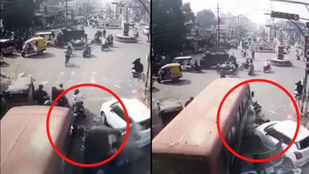 Video: चलती बस में ड्राइवर को आया हार्ट अटैक, जो भी सामने आया रौंदता गया