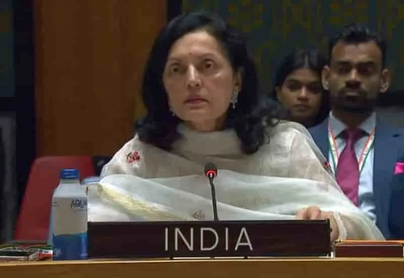 UNSC में मानवीय सहायता को प्रतिबंधों से परे रखने संबंधी प्रस्ताव पर मतदान से दूर रहा भारत 