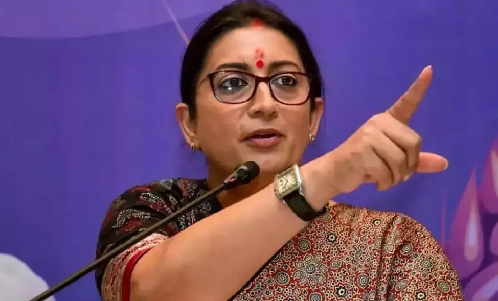 केंद्रीय मंत्री स्मृति ईरानी ने डब्ल्यूईएफ के लैंगिक अंतराल आकलन पर उठाया सवाल 
