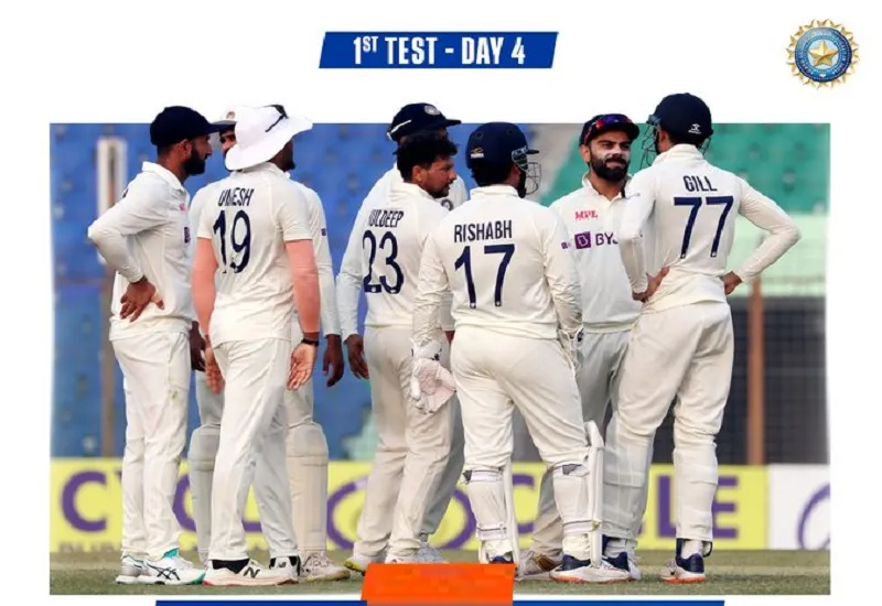 IND vs BAN 1st Test Day 4: भारत जीत से 4 विकेट दूर, चौथे दिन स्टंप्स तक बांग्लादेश का स्कोर 272/6