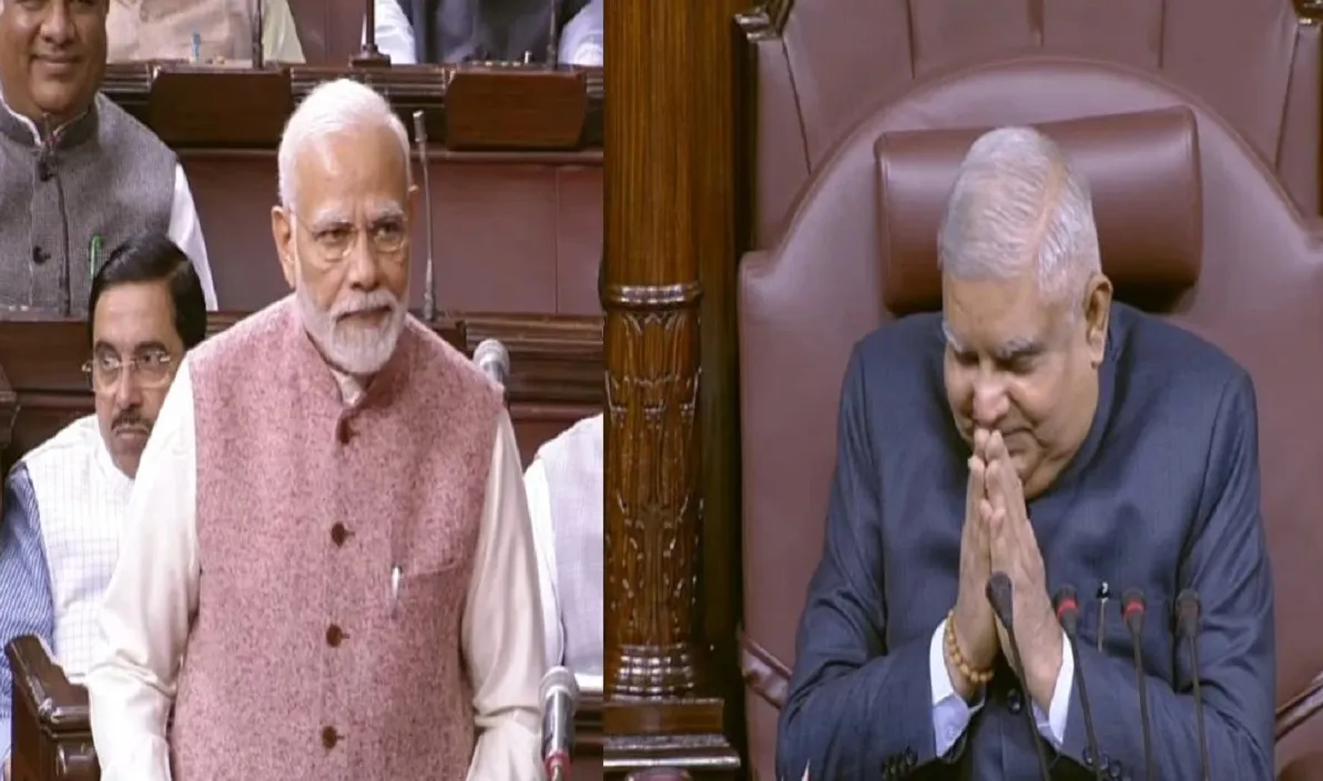 धनखड़ के मार्गदर्शन में राज्यसभा अपनी विरासत को बढ़ाएगी, देगी नई ऊंचाई : प्रधानमंत्री मोदी 