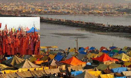 प्रयागराज : माघ मेला की तैयारी में विलंब से दंडी संन्यासी नाराज, छठवें पंटून पुल की मांग 
