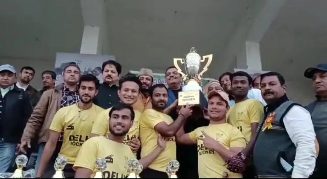 रामपुर: मुमताज बाबुल हॉकी ट्रॉफी पर दिल्ली इलेविन का कब्जा