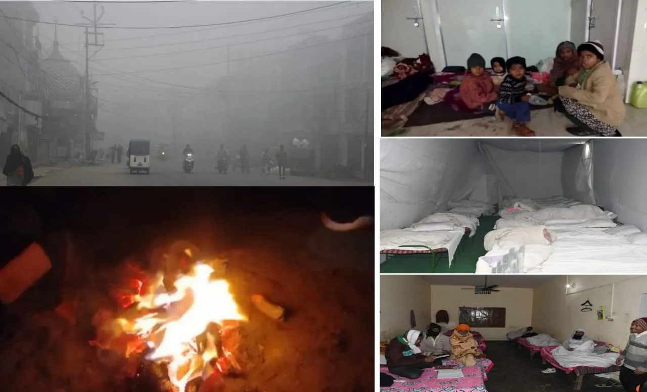 बरेली: नगर निगम के रैन बसेरों में राहत की सर्द रात काट रहे राहगीर-गरीब