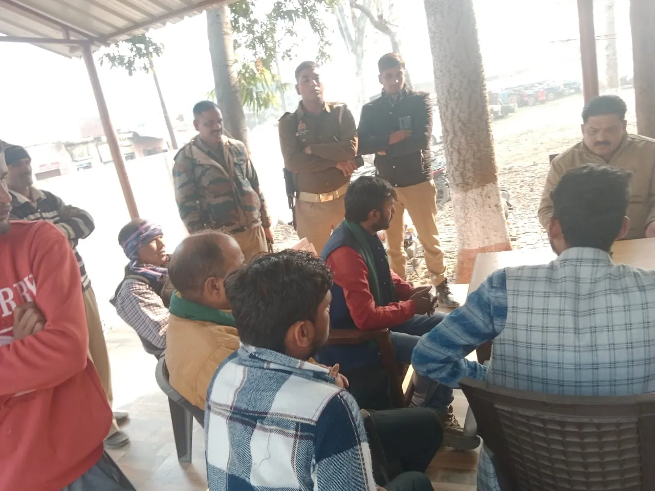 संभल: भाकियू के जिलाध्यक्ष ने पुलिस पर लगाया लूट और मारपीट का आरोप