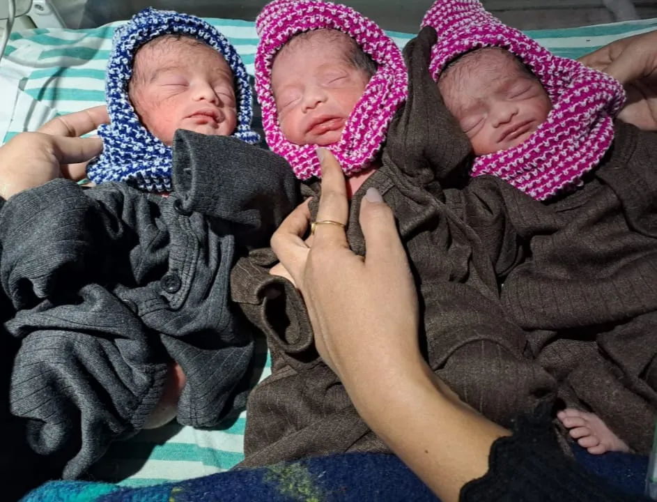 रामनगर: महिला ने एक साथ जन्मी तीन जिंदगियां