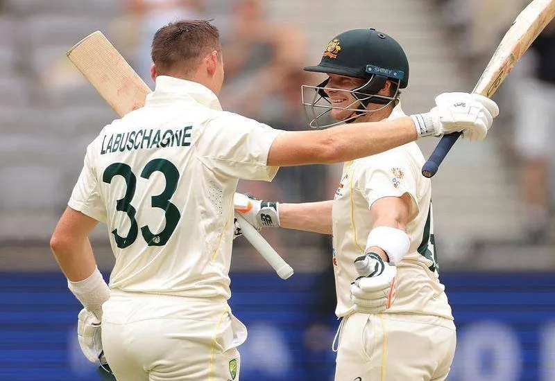 AUS vs WI : मार्नस लाबुशेन और स्टीव स्मिथ के दोहरे शतक, ऑस्ट्रेलिया ने 598 रन बनाकर घोषित की पारी 