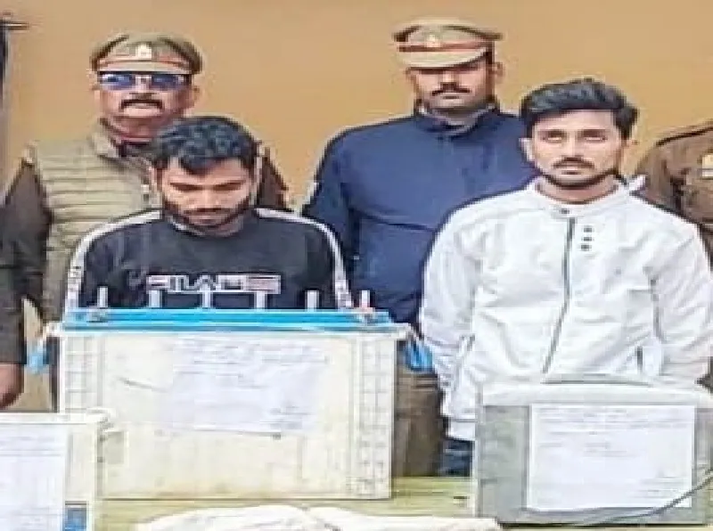 पुलिस मुठभेड़ में दो अपराधी गिरफ्तार, चेकिंग के दौरान फायरिंग कर भागे थे आरोपी