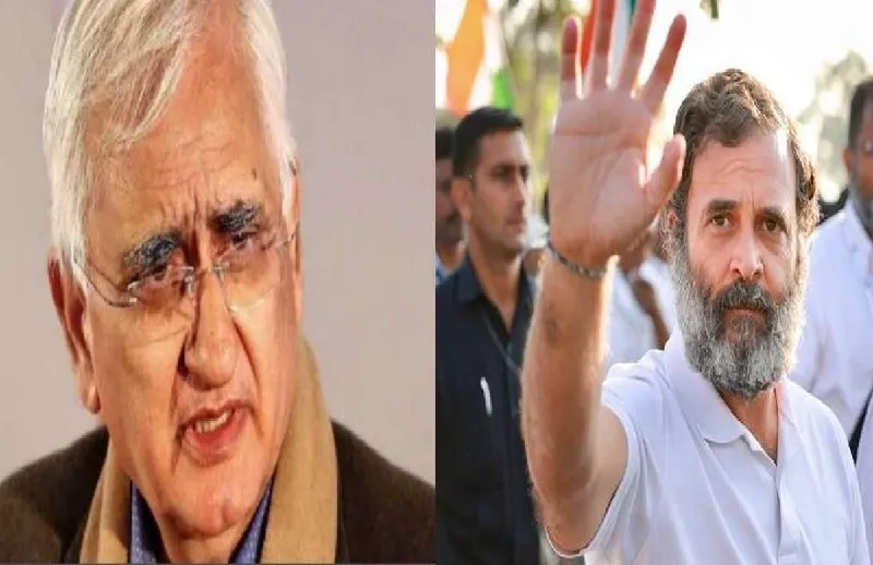 फर्रुखाबाद : भगवान राम की तुलना राहुल गांधी से नाराज हिंदू सगंठन ने फूंका सलमान खुर्शीद का पुतला