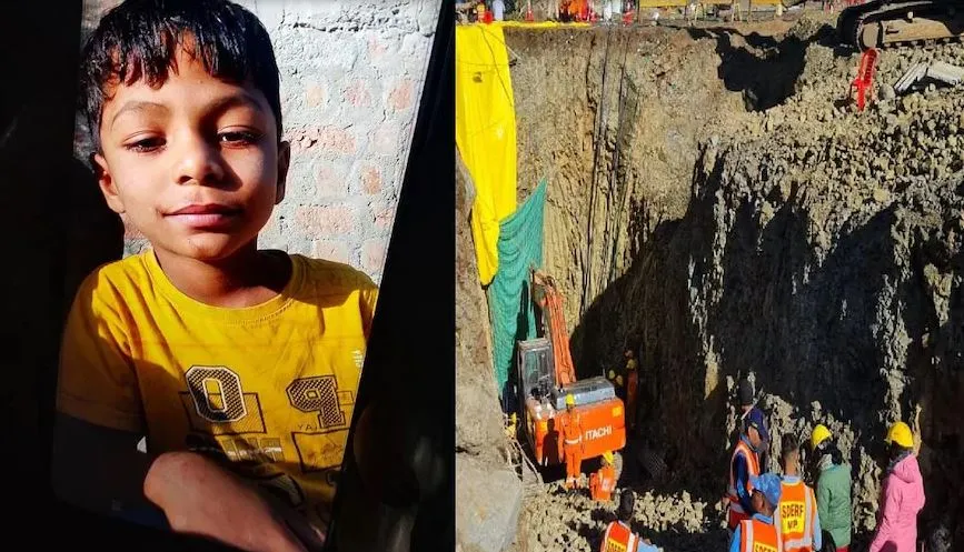 तन्मय की टूटी सांस… 400 फीट गहरे बोरवेल से निकाला,  85 घंटे के रेस्क्यू ऑपरेशन के बाद भी नहीं बच सका मासूम