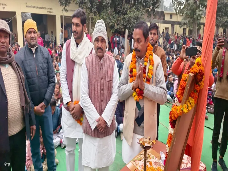 बहराइच: सांस्कृतिक कार्यक्रमों से हुआ वार्षिकोत्सव का आगाज 