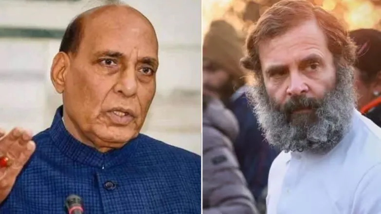 राहुल गांधी नफरत पैदा कर सत्ता पाने की कोशिश कर रहे हैं: राजनाथ सिंह 