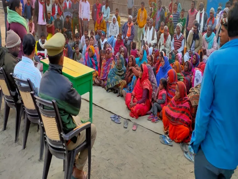 बहराइच: हाथी प्रभावित गांव मे हुई जागरूकता गोष्ठी, सुझाये बचाव के टिप्स