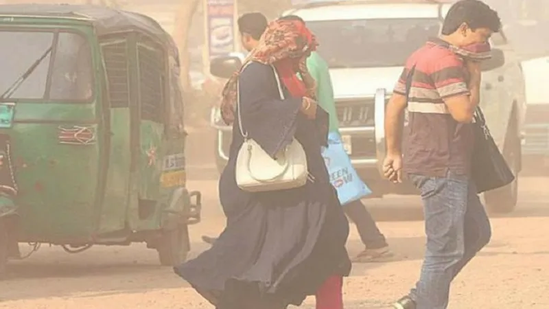 वायु प्रदूषण की समस्या से जूझ रही बंगलादेश की राजधानी, ढाका की हवा World की तीसरी Polluted Air