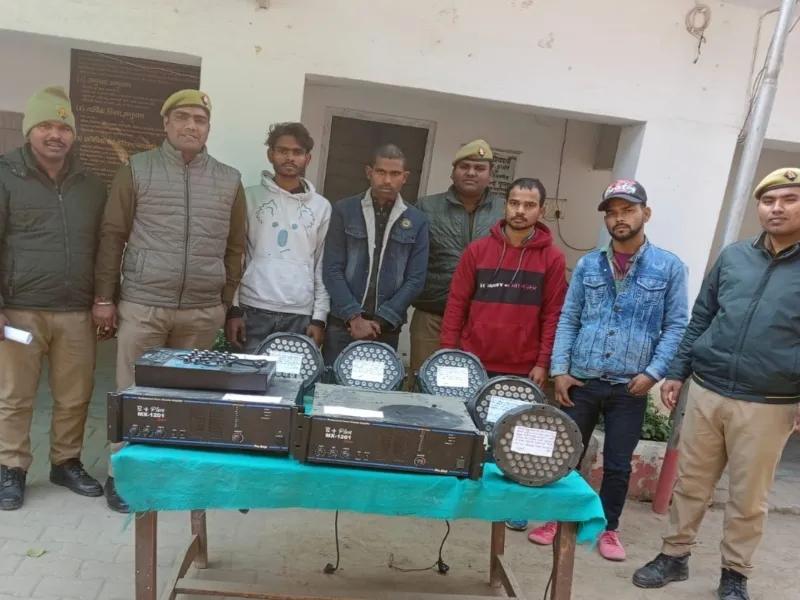हरदोई में पकड़े गए दिल्ली के चोर, कई वारदातों को दिया है अंजाम 