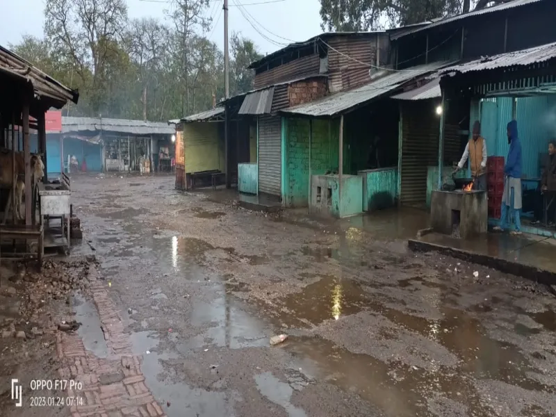बहराइच में बदला मौसम का मिजाज, जंगल से सटे इलाकों में हुई झमाझम बारिश 