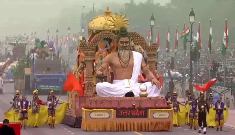 26 जनवरी: गणतंत्र दिवस पर दिखी उत्तर प्रदेश की झांकी में भगवान राम और अयोध्या के दीपोत्सव की झलक 