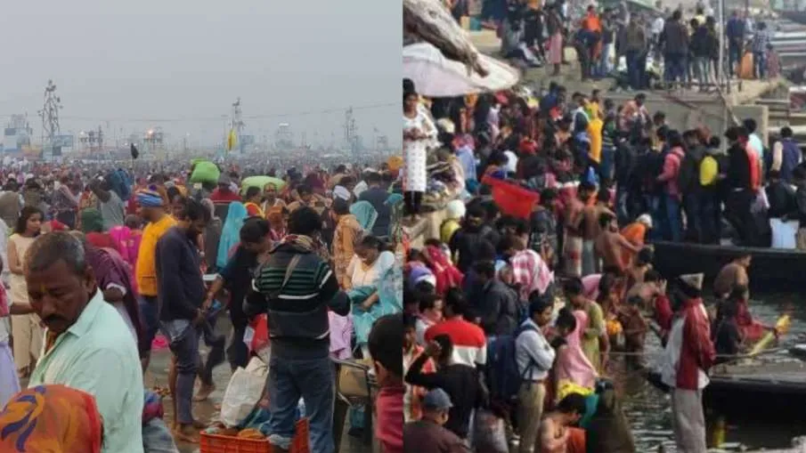 Makar Sankranti 2023: ठंड पर भारी पड़ी श्रद्धालुओं की आस्था, स्नान के लिए गंगा घाटों पर उमड़ी लाखों लोगों की भीड़