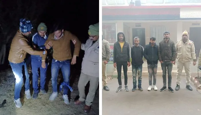 Hamirpur News : छेड़खानी के विरोध में फायरिंग करने वाले दो को मुठभेड़ में दबोचा, छह बदमाश गिरफ्तार