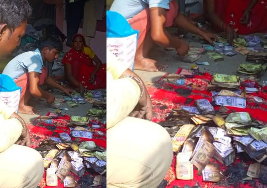 बाराबंकी: 14 लाख की नगदी सहित 20 लाख की गृहस्थी जलकर राख