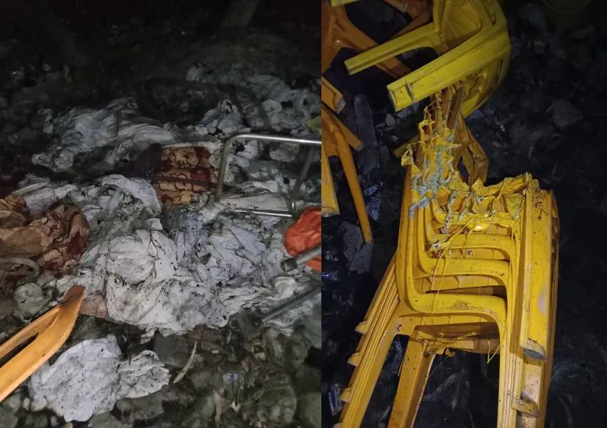 Bahraich News: अग्निकांड में टेंट हाउस का सामान राख, डेढ़ लाख का नुकसान 