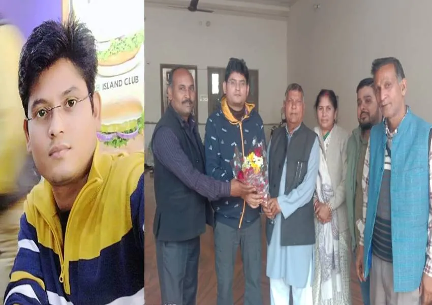 बहराइच: आरओ की परीक्षा में आदर्श को मिला प्रदेश में मिला नवां स्थान, बधाई देने वालों का लगा तांता