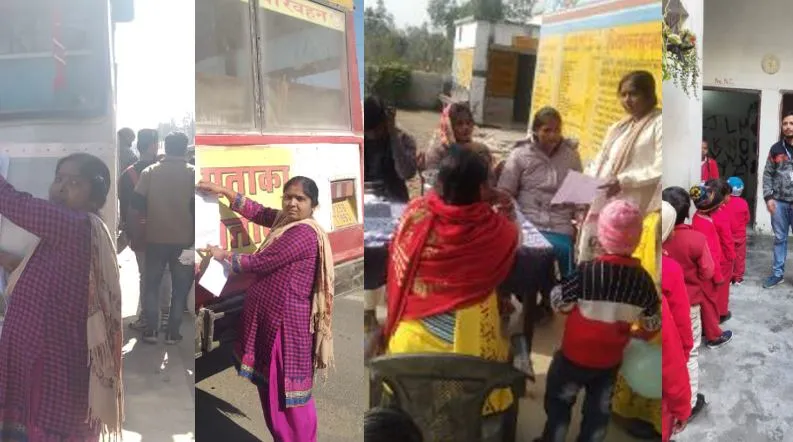 बरेली: पराविधिक स्वयंसेवकों ने लोगों के बीच जाकर शुरू किया लोक अदालत का प्रचार