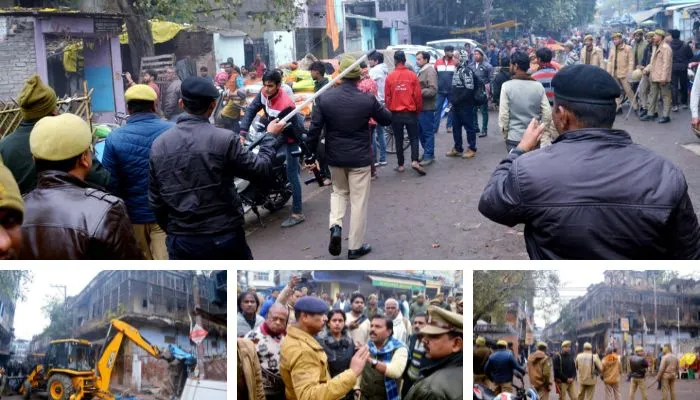 Kanpur News : जर्जर इमारत गिराने पहुंची नगर निगम टीम का भाजपाईयों ने किया विरोध, पुलिस से तीखी झड़प