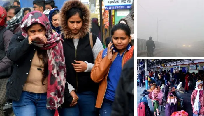 Kanpur Weather Today : 3.6 डिग्री पारा के साथ मंगलवार का दिन सबसे ठंडा, सड़कों पर कम लोग आ रहे नजर