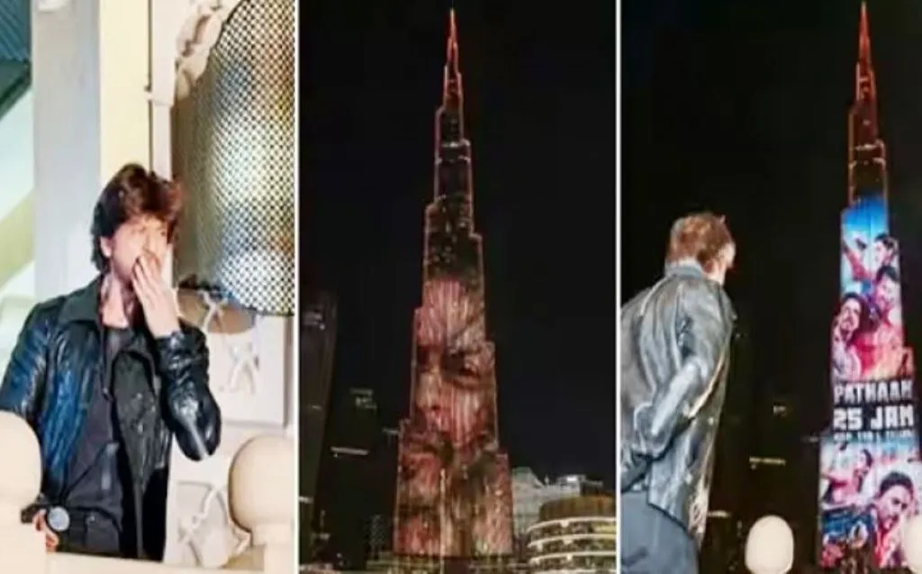 दुबई के बुर्ज खलीफा पर दिखाया गया Shahrukh Khan की फिल्म Pathaan का ट्रेलर 