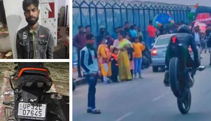 कानपुर कमिश्नरेट पुलिस ने किया खेल, R15 बाइक को दिखा दी पल्सर, गंगा बैराज पर स्टंटबाजी का Video हुआ था Viral 