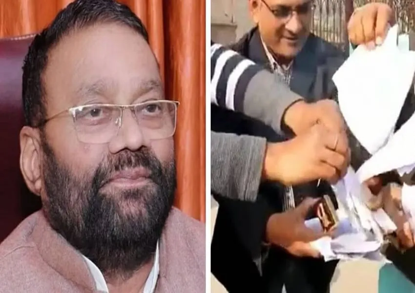 श्रीरामचरितमानस को फाड़ने और जलाने के मामले में स्वामी प्रसाद मौर्य समेत 10 लोगों के खिलाफ केस दर्ज