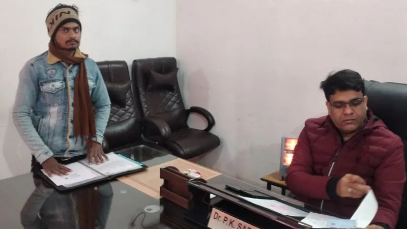 अमेठी में खड़े कैंटर का संभल व शाहजहांपुर सहित कई जगह से कटा लाखों का चालान