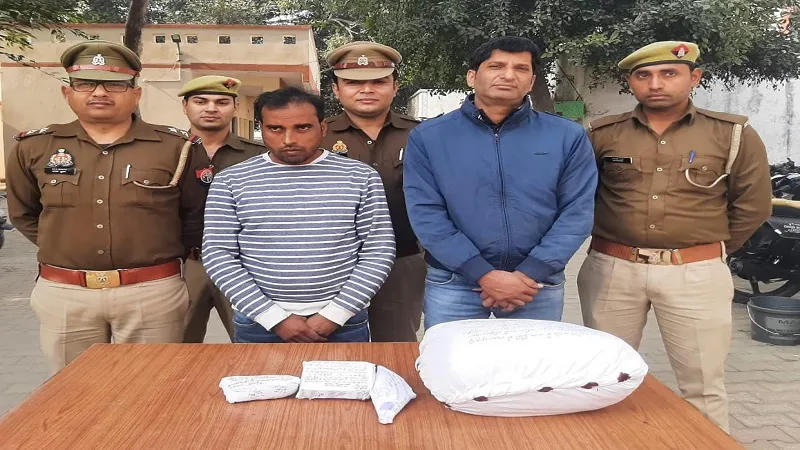 अमरोहा: पुलिस से मुठभेड़ में दो चोर  4.5 लाख के गहनों समेत गिरफ्तार