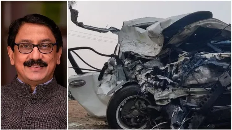 कार दुर्घटना में केरल के गृह सचिव व परिवार के सदस्य घायल, ट्रक से हुई थी कार की टक्कर