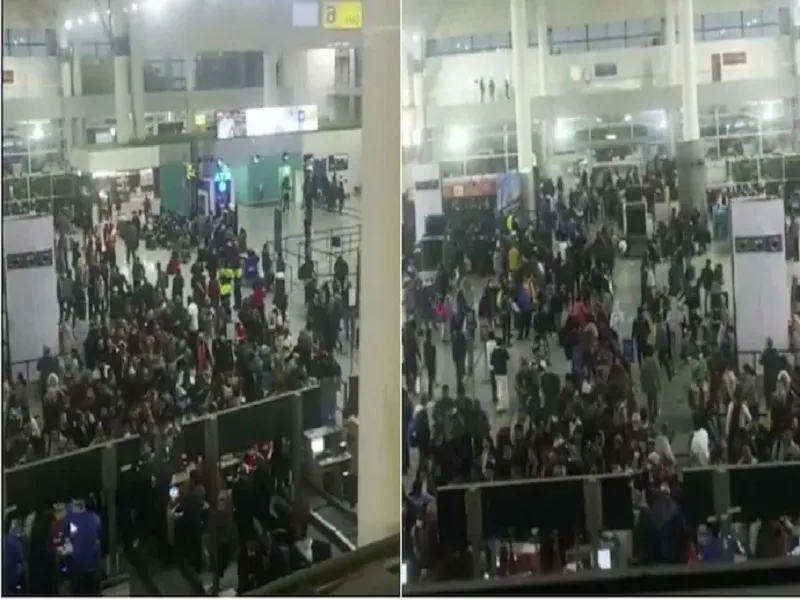 कोहरे के चलते कई उड़ानें Divert, पूछताछ को एयरपोर्ट पर उमड़े यात्री