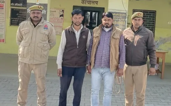 संभल: लेनदेन के विवाद में दो पक्षों में मारपीट और फायरिंग, दो आरोपी गिरफ्तार  