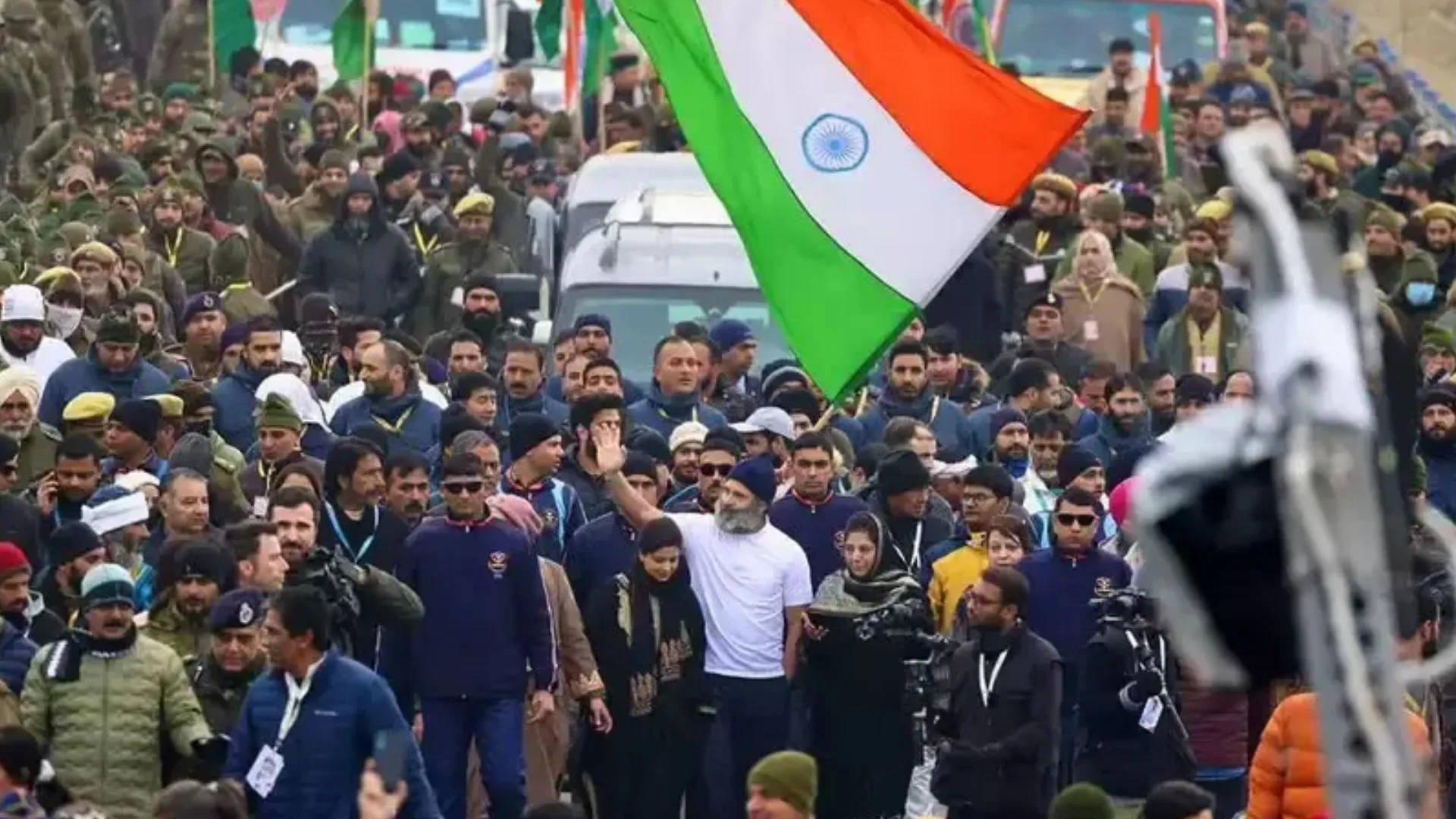 ध्वजारोहण और रैली के साथ होगा कांग्रेस की 'भारत जोड़ो यात्रा' का समापन 