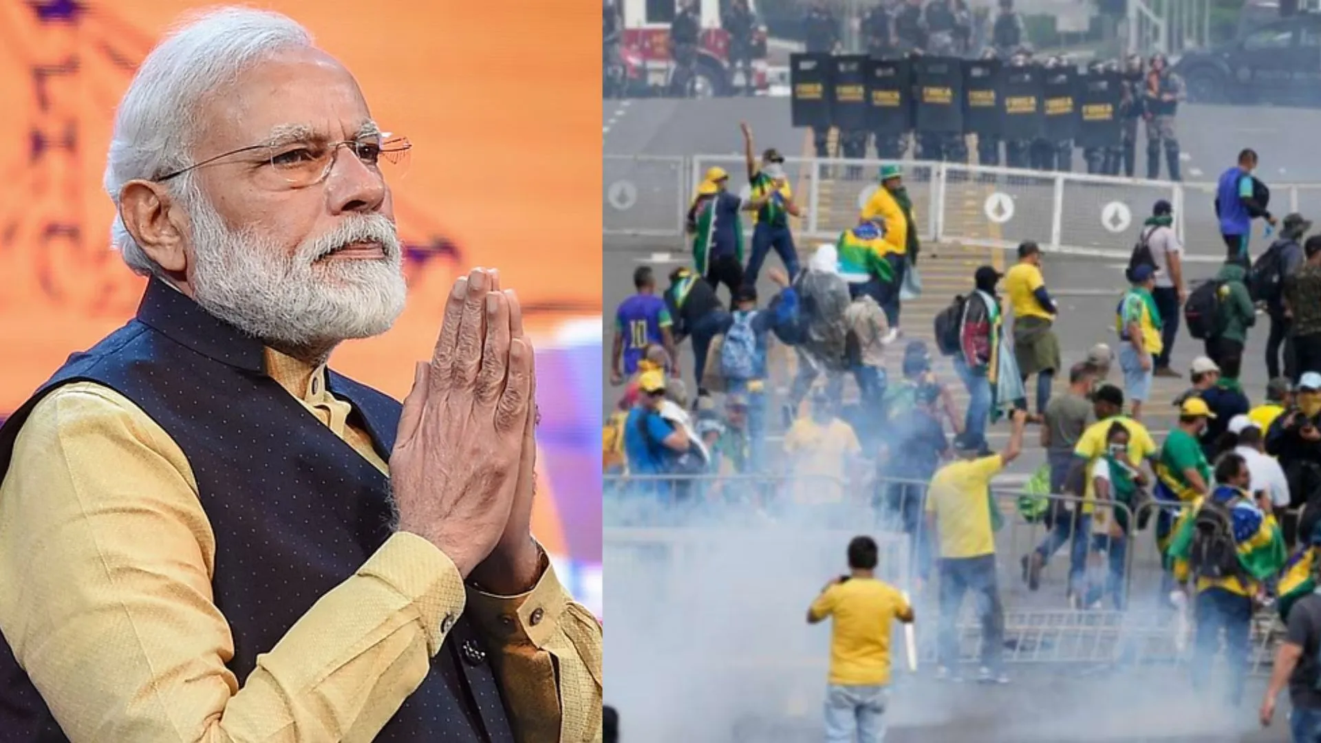 ब्राजील में प्रदर्शन पर PM मोदी ने कहा- लोकतांत्रिक परंपराओं का सभी को सम्मान करना चाहिए 
