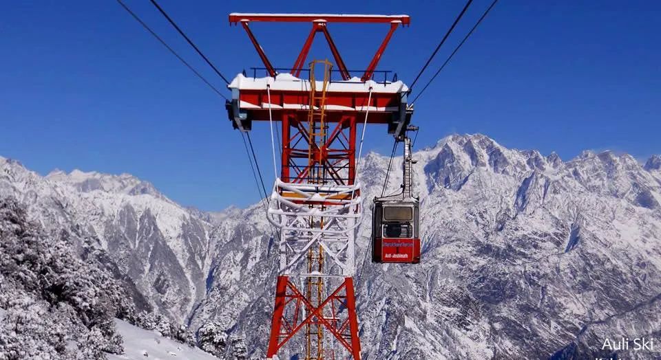जोशीमठ: आपदा की जद में अर रहा एशिया का सबसे बड़ा जोशीमठ-औली रोपवे 