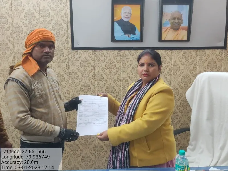 हरदोई : निगरानी समिति की सदस्य ने किया पालिका का निरीक्षण