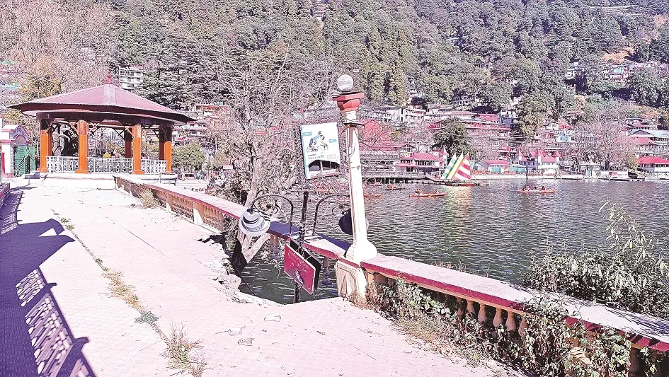 नैनीताल: नैनी झील का जलस्तर कम होने पर बढ़ेगी पेयजल समस्या