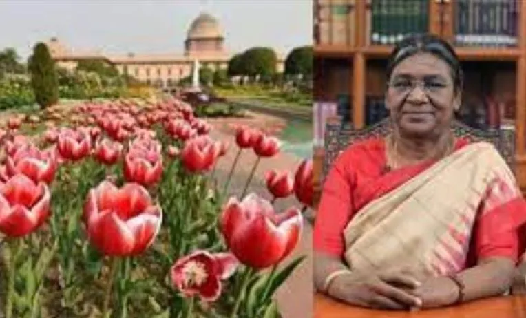 राष्ट्रपति मुर्मू ने किया उद्यान उत्सव 2023 का उद्घाटन, आम लोगों के लिए मंगलवार से खुलेगा अमृत उद्यान