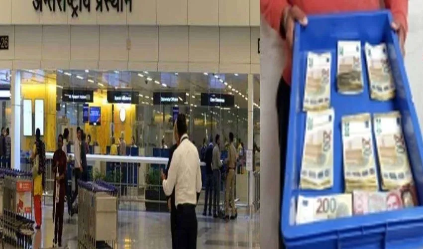 IGI Airport से 64 लाख की विदेशी मुद्रा के साथ यात्री गिरफ्तार, ट्रॉली बैग के हैंडल में  छिपाकर ले जा रहा था Bangkok