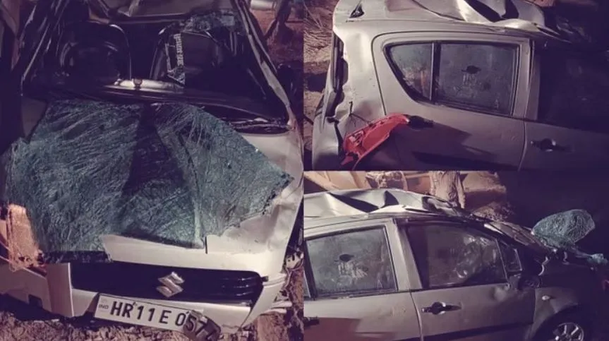 हरियाणाः हिसार में कार नहर में गिरी, तीन की मौत, अन्य एक घायल