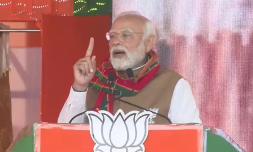त्रिपुरा में भाजपा फिर से सत्ता में आई तो विकास, शांति और समृद्धि की गारंटी है : प्रधानमंत्री मोदी 