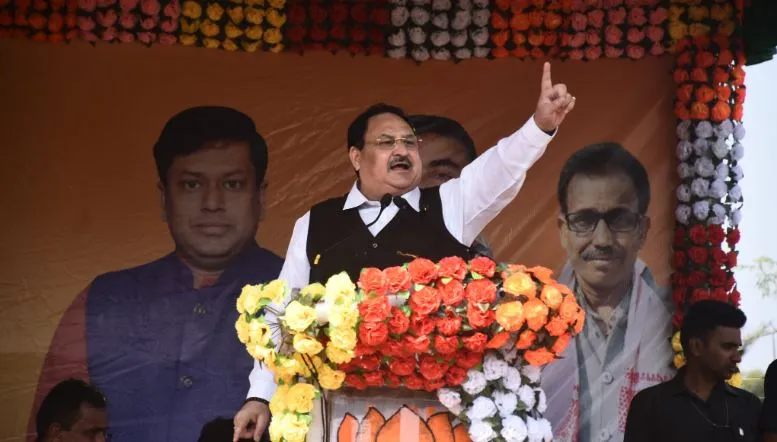 टीएमसी का मतलब ‘आतंक, माफिया और भ्रष्टाचार’ हो गया है: जेपी नड्डा 